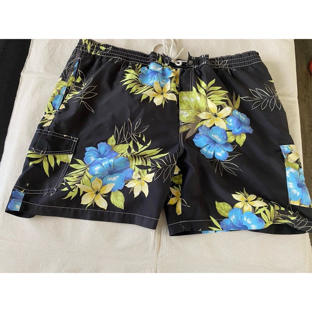 Caribbean Palms Board Shorts Men's XXL Swim Trunks